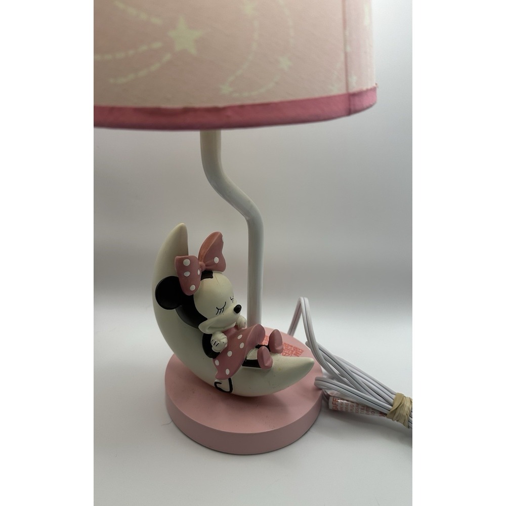 Disney baby Lambs & Ivy Minnie Mouse Nursery Lamp with Shade